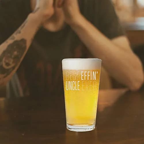 Veracco 16oz Pint Glass | Durable Crystal Drinkware for Cold Beverages thumbnail 6