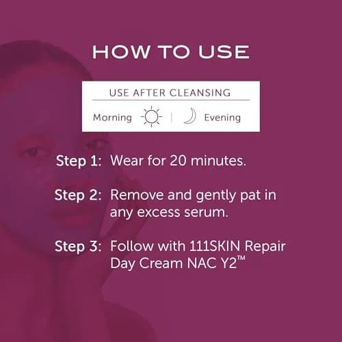 111SKIN Cryo De-Puffing Energy Facial Mask, Fragrance Free, Set of 5 | Hydrates & Reduces Puffiness thumbnail 5
