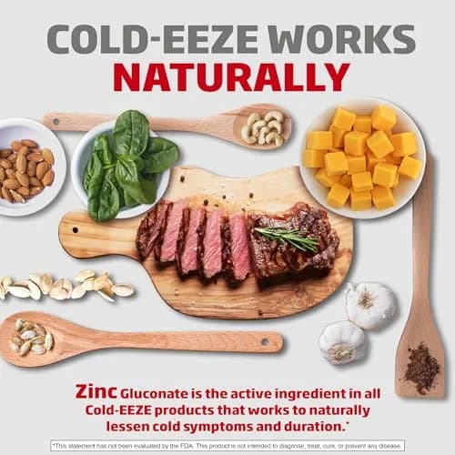 Cold-Eeze Sugar-Free Wild Cherry Zinc Lozenges 25 Ct | Shortens Cold Duration & Severity thumbnail 3