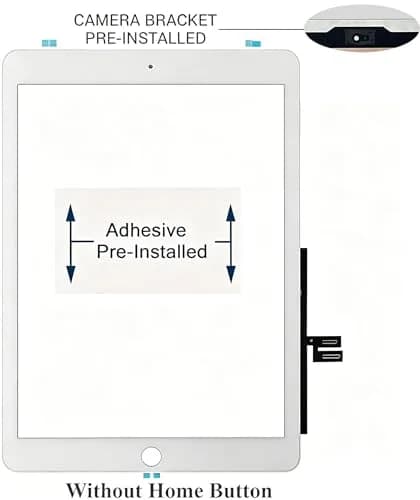 TPhaelay White iPad 7th/8th Gen 10.2" Screen Replacement Digitizer | Tested & Ready for India thumbnail 3