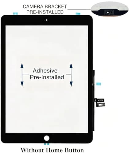 iPad 7th/8th Gen 10.2" Screen Replacement Digitizer Black | Tested & Ready for India thumbnail 3
