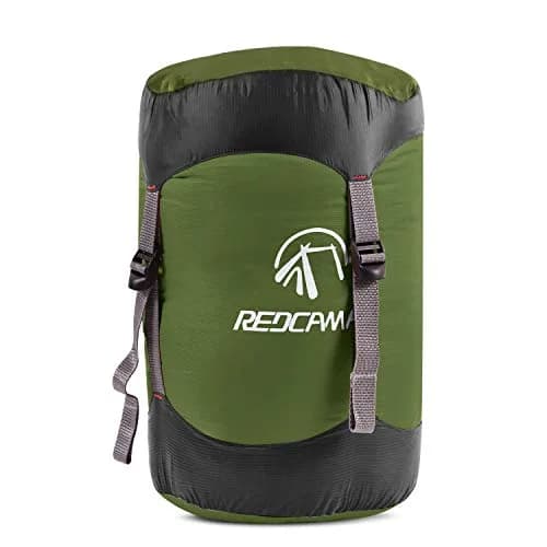 REDCAMP Compression Stuff Sack Large Army Green 27L (9.8x22.1 inches) | Lightweight Packable Gear Organizer thumbnail 1