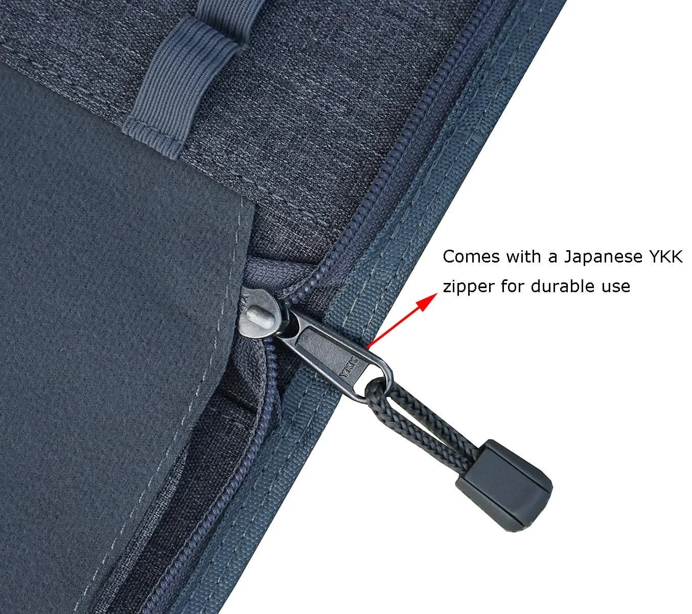 erofa 48 Slots Gray Fountain Pen Case, Canvas Pen Holder Display Pouch Bag Storage 33cm x 25cm | Water Resistant Canvas Organizer - view 6