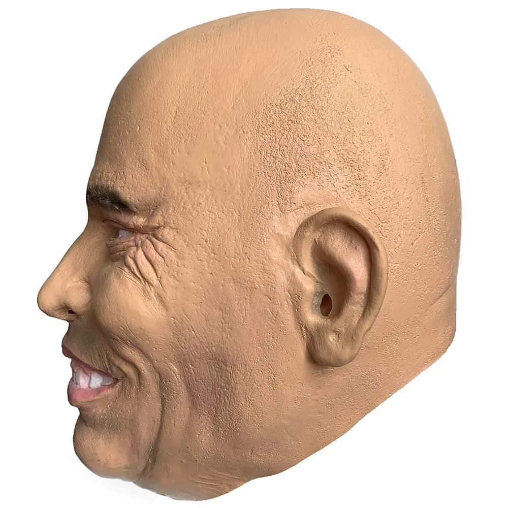 zhongcai Realistic Human Latex Mask Head (Male B) Yellow | Halloween Masquerade Costume - view 5