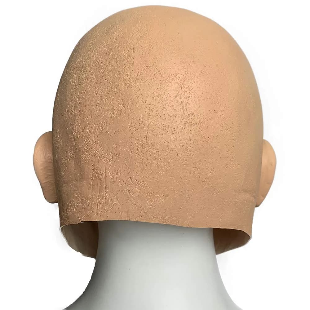 zhongcai Realistic Human Latex Mask Head (Male B) Yellow | Halloween Masquerade Costume - view 6