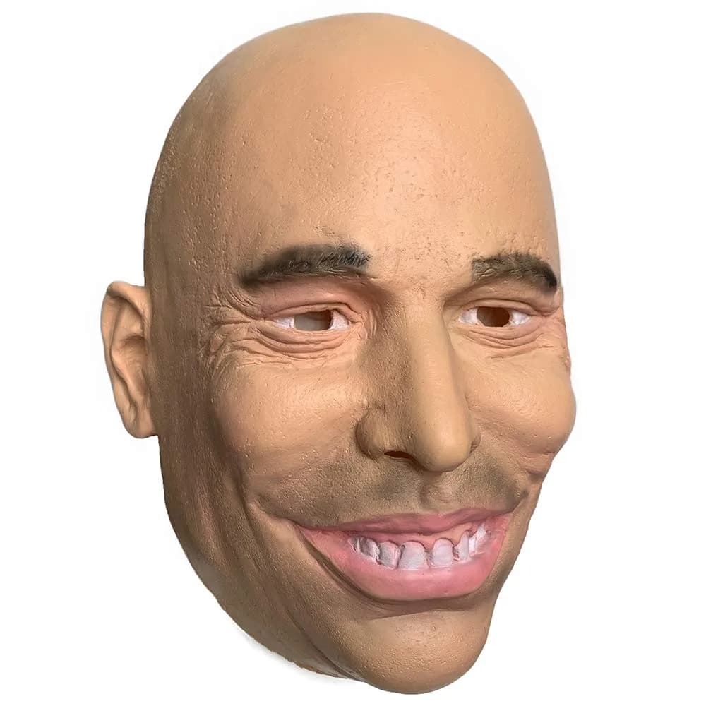 zhongcai Realistic Human Latex Mask Head (Male B) Yellow | Halloween Masquerade Costume - view 2