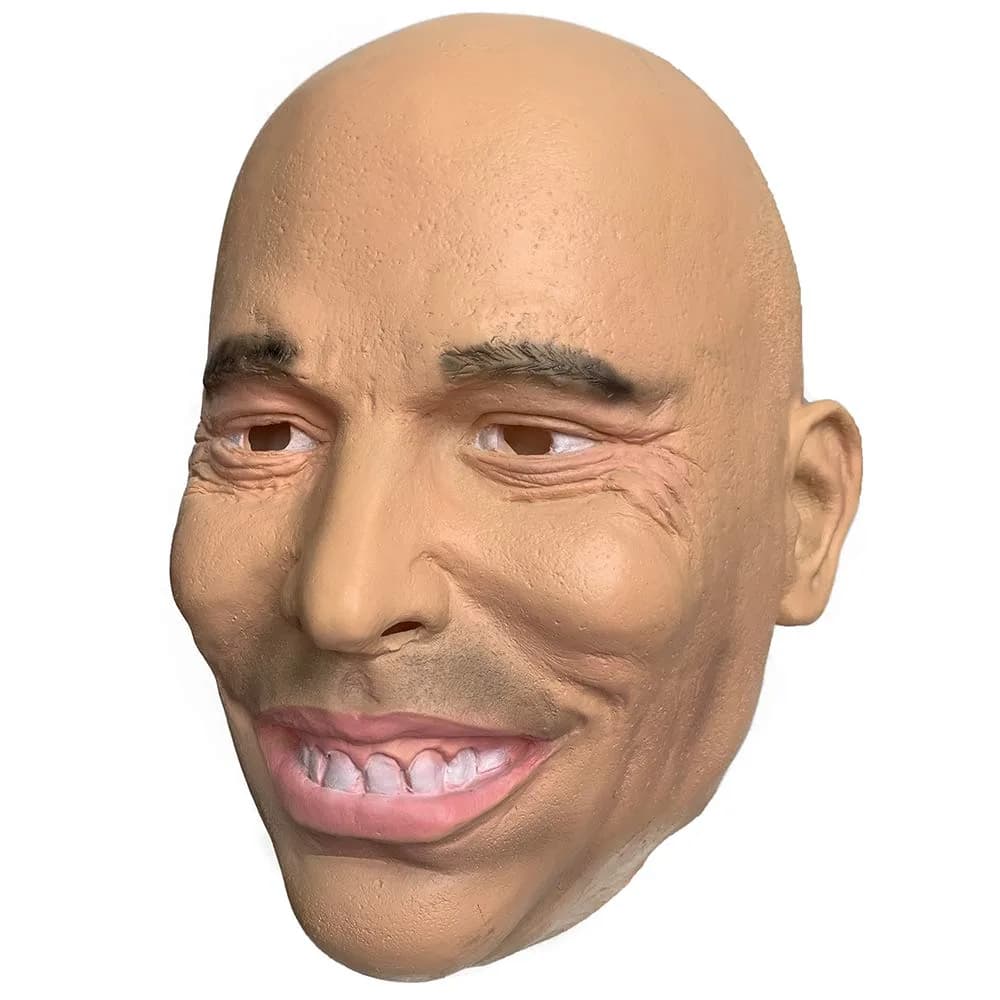 zhongcai Realistic Human Latex Mask Head (Male B) Yellow | Halloween Masquerade Costume - view 3