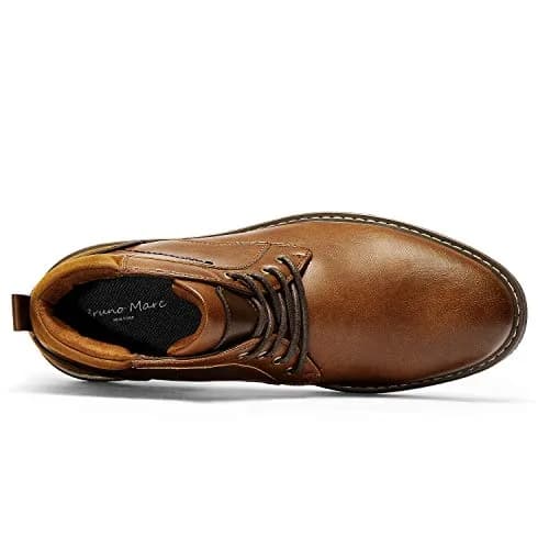 Bruno Marc Men's Chukka Dress Boots Brown 12 | Classic Casual Style with Comfort thumbnail 2