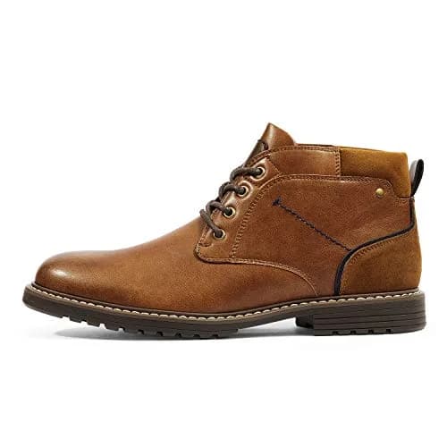 Bruno Marc Men's Chukka Dress Boots Brown 12 | Classic Casual Style with Comfort thumbnail 3