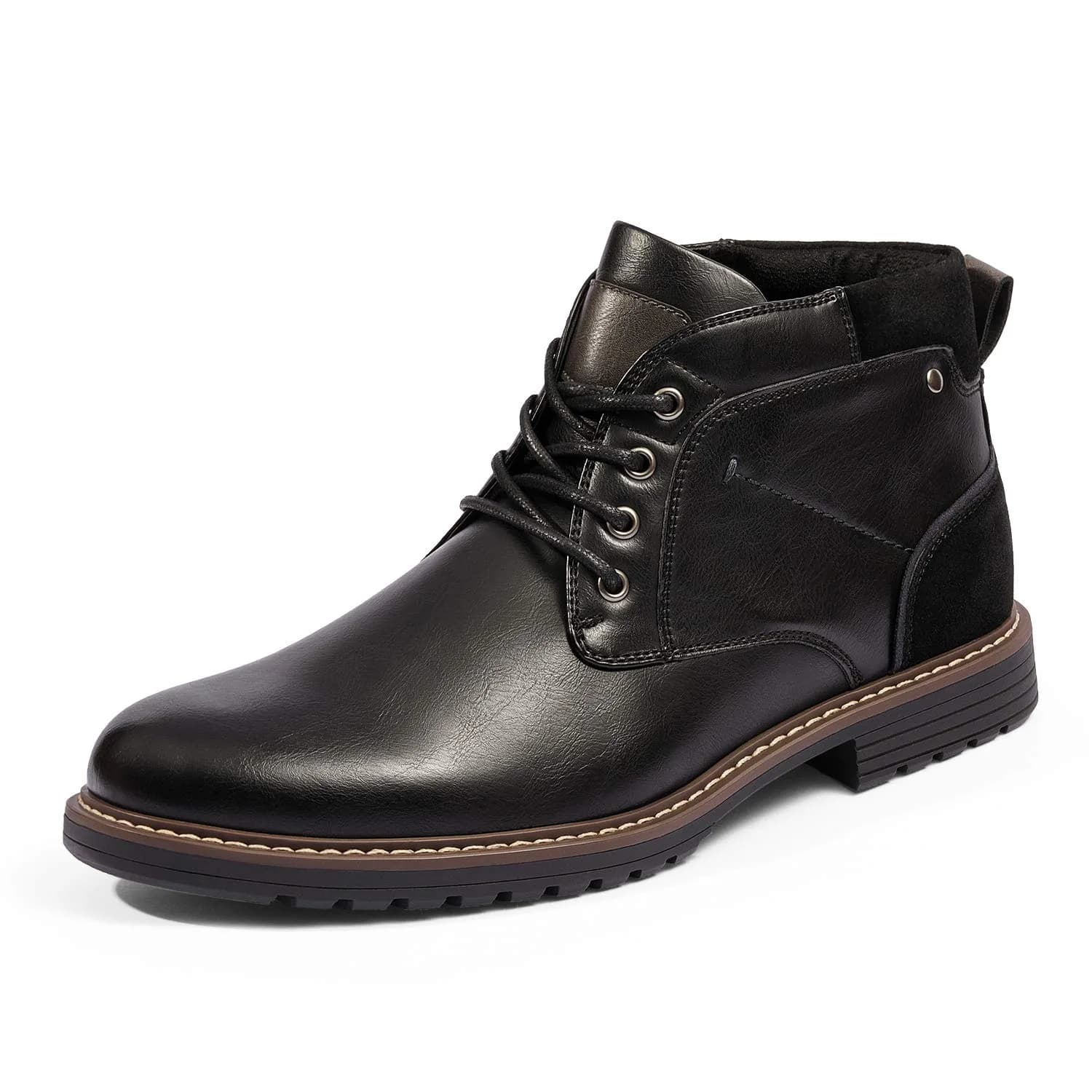 Bruno Marc Men's Chukka Dress Boots Casual Shoes,Black,12 | Classic Low Heel Suede