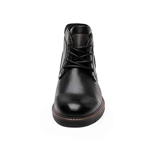 Bruno Marc Men's Chukka Dress Boots Casual Shoes,Black,12 | Classic Low Heel Suede thumbnail 4