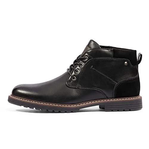 Bruno Marc Men's Chukka Dress Boots Casual Shoes,Black,12 | Classic Low Heel Suede thumbnail 3