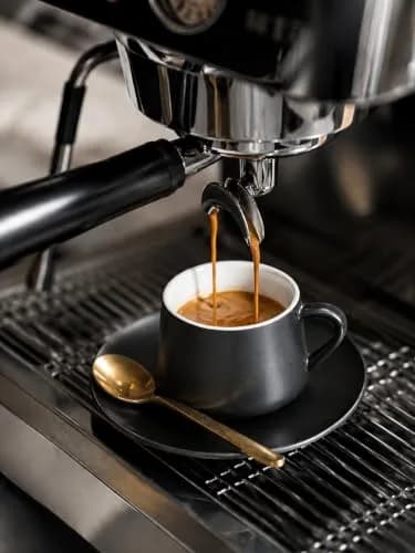YHOSSEUN Black 4 oz Drinking Cup Set of 6 | Elegant Espresso & Coffee Cups with Stand thumbnail 3