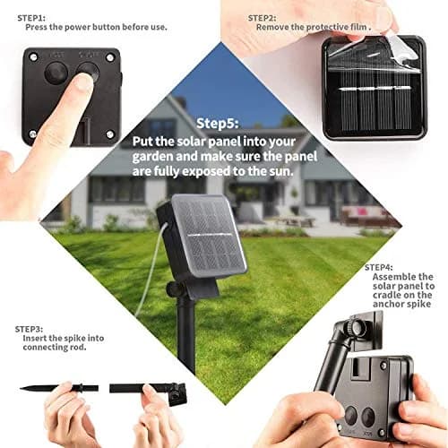 Lezonic Solar String Lights 240 LED 24M Multicolored | Waterproof Garden Decor thumbnail 6
