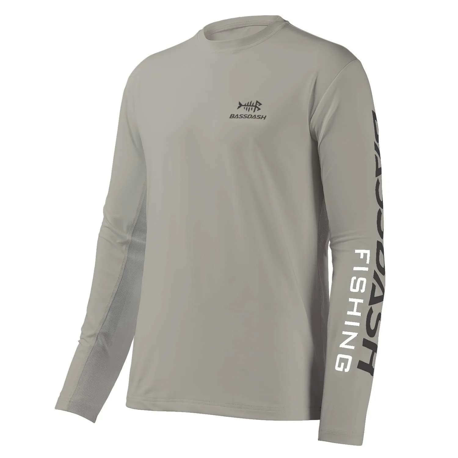 BASSDASH Fishing T Shirts for Men UV Sun Protection UPF 50+ Long Sleeve Tee T-Shirt | Moisture-Wicking, Breathable, UV Block