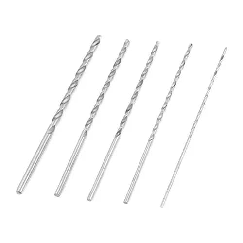 Fafeicy Extra Long Drill Bit Set, High Speed Steel, 2/3/3.5/4/5mm Diameter, 150mm Length for Wood thumbnail 1