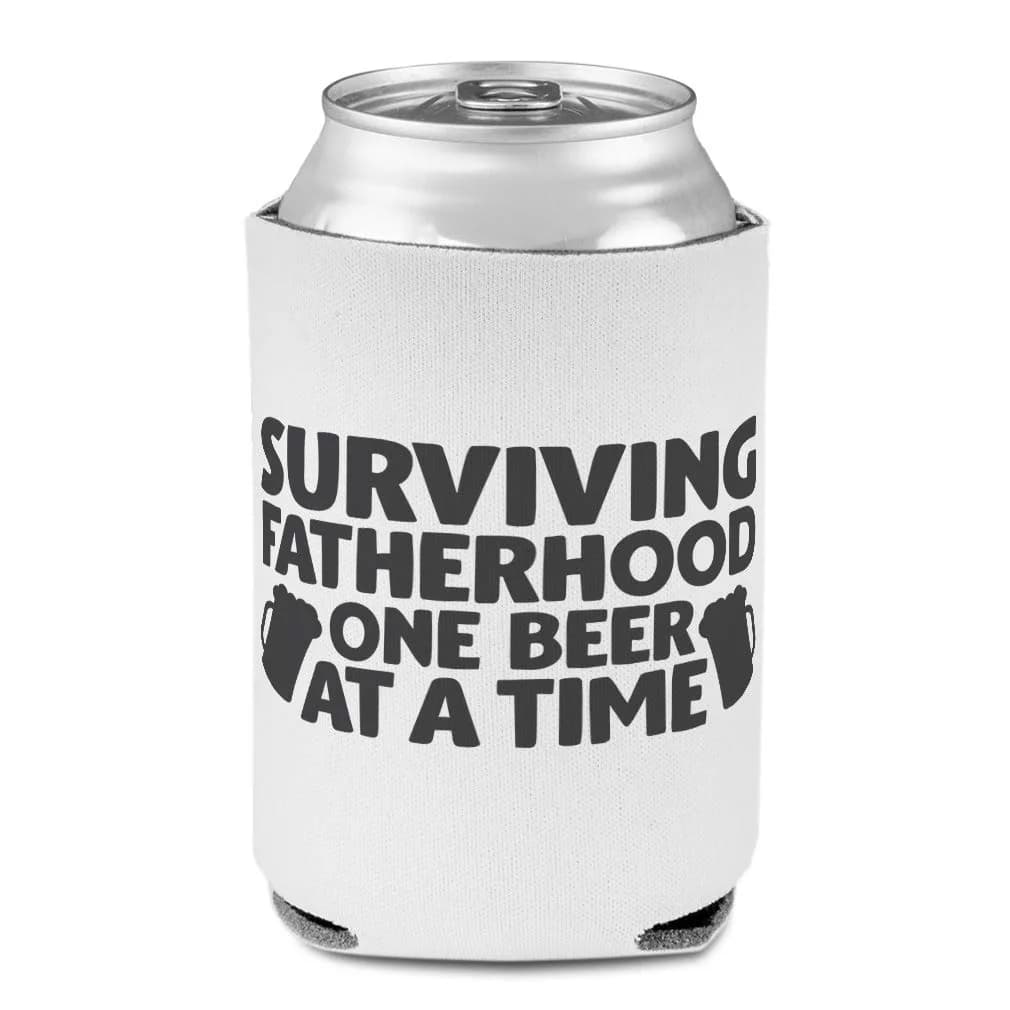 Style In Print Sleeves for Cans Drink Cooler | Surviving Fatherhood Dad Beer Cover (One Size, Multicolor) - main product image