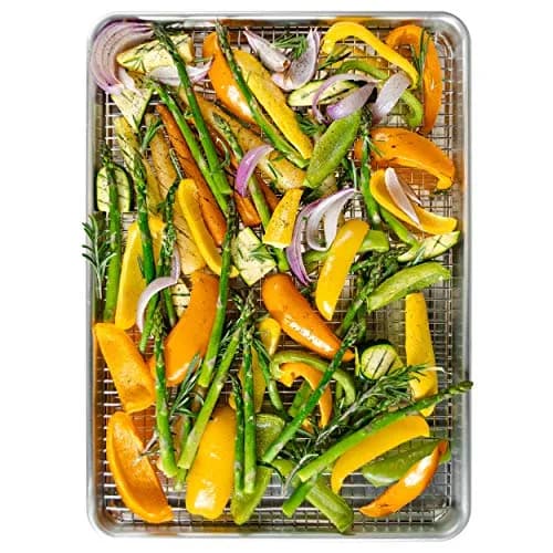 Fat Daddio's CR-HALF Stainless Steel Cooling & Baking Rack 12 x 17 Inch | Durable, Oven Safe & Dishwasher Friendly thumbnail 7