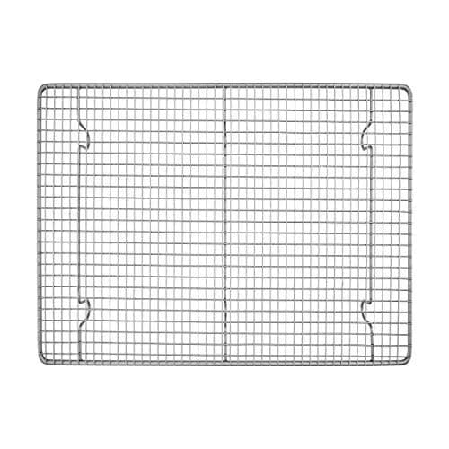 Fat Daddio's CR-HALF Stainless Steel Cooling & Baking Rack 12 x 17 Inch | Durable, Oven Safe & Dishwasher Friendly thumbnail 2