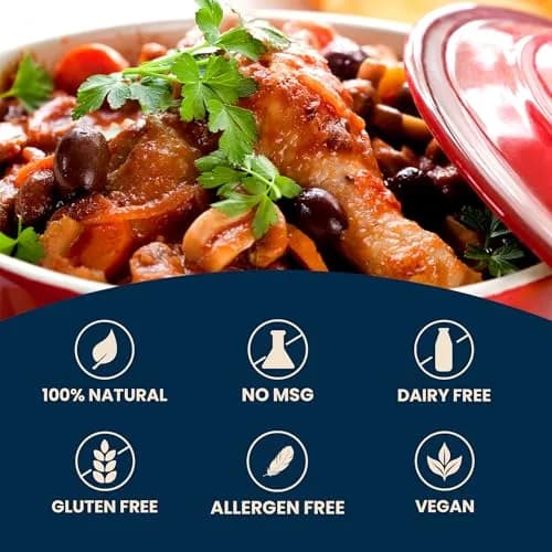 Massel Salt Reduced Chicken Style Bouillon Powder 140g (4.9 oz) | Low Sodium, Vegan, Gluten-Free Stock Base thumbnail 2