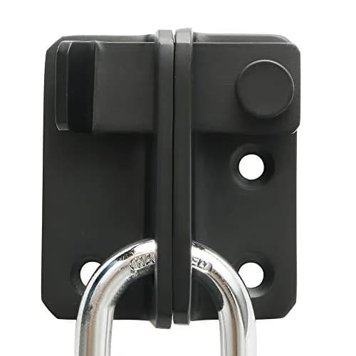 Alise Heavy Duty Flip Latch Gate Latch, Matte Black Stainless Steel Door Lock | For Barn Wood Fence Sliding Doors thumbnail 1