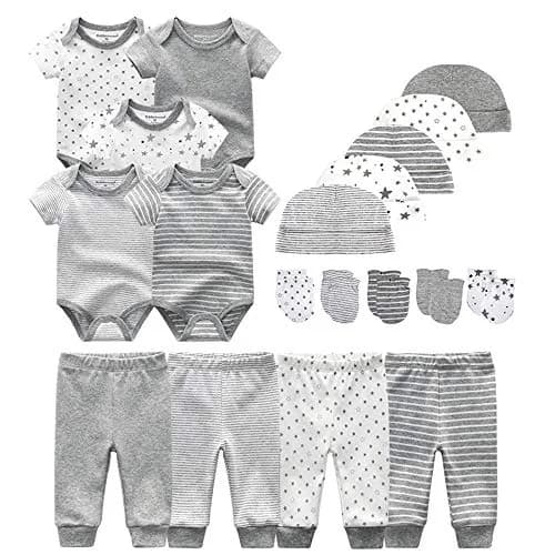 Kiddiezoom Unisex Baby Layette Essentials Giftset 19-Piece | Soft Cotton, Perfect for Newborns thumbnail 1
