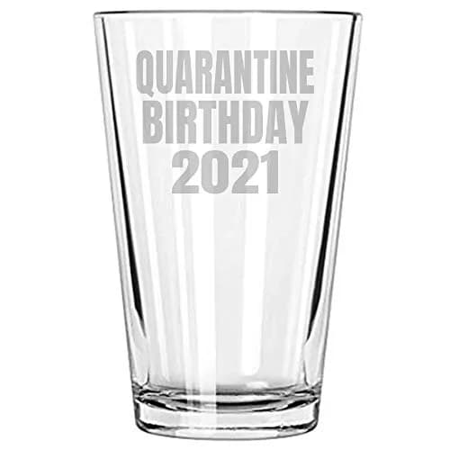 alankathy mug Happy Birthday Wine Glass 473ml (16 oz) | Etched Design, Dishwasher Safe thumbnail 1