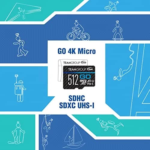 TEAMGROUP GO Card 128GB Micro SDXC UHS-I U3 V30 4K with Adapter | Action Camera Memory Card thumbnail 5