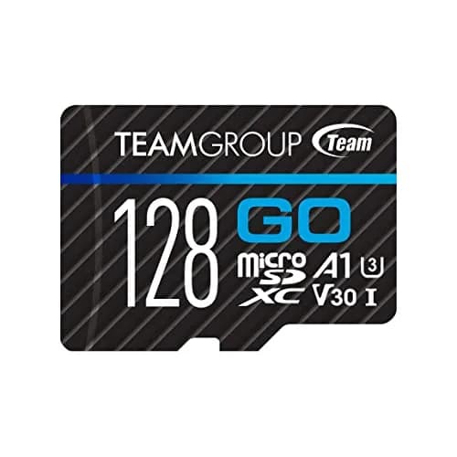TEAMGROUP GO Card 128GB Micro SDXC UHS-I U3 V30 4K with Adapter | Action Camera Memory Card thumbnail 1