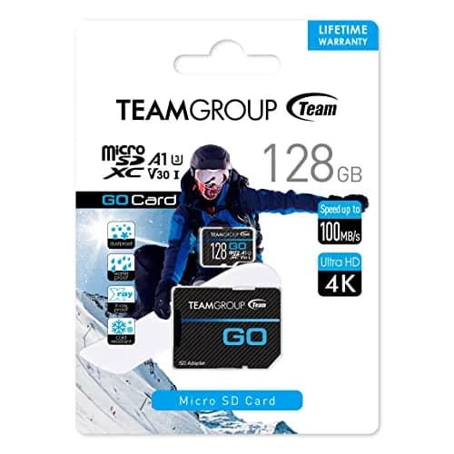 TEAMGROUP GO Card 128GB Micro SDXC UHS-I U3 V30 4K with Adapter | Action Camera Memory Card thumbnail 7