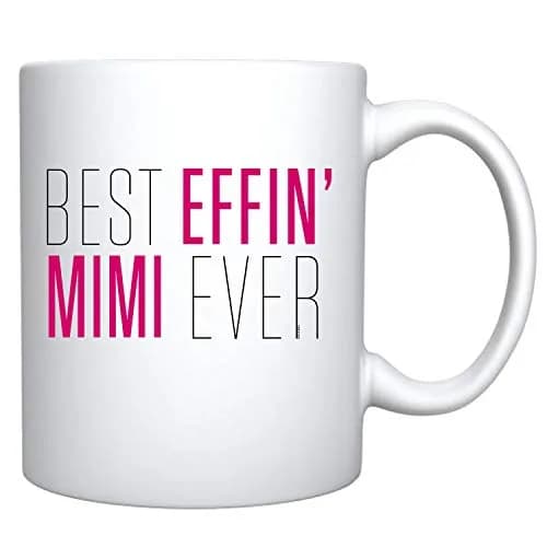 Veracco Best Effin' Mimi Ever Mug - 11 oz Ceramic Coffee Cup for Grandma, Mother's Day, and Birthday Gifts (White, Ceramic) thumbnail 2