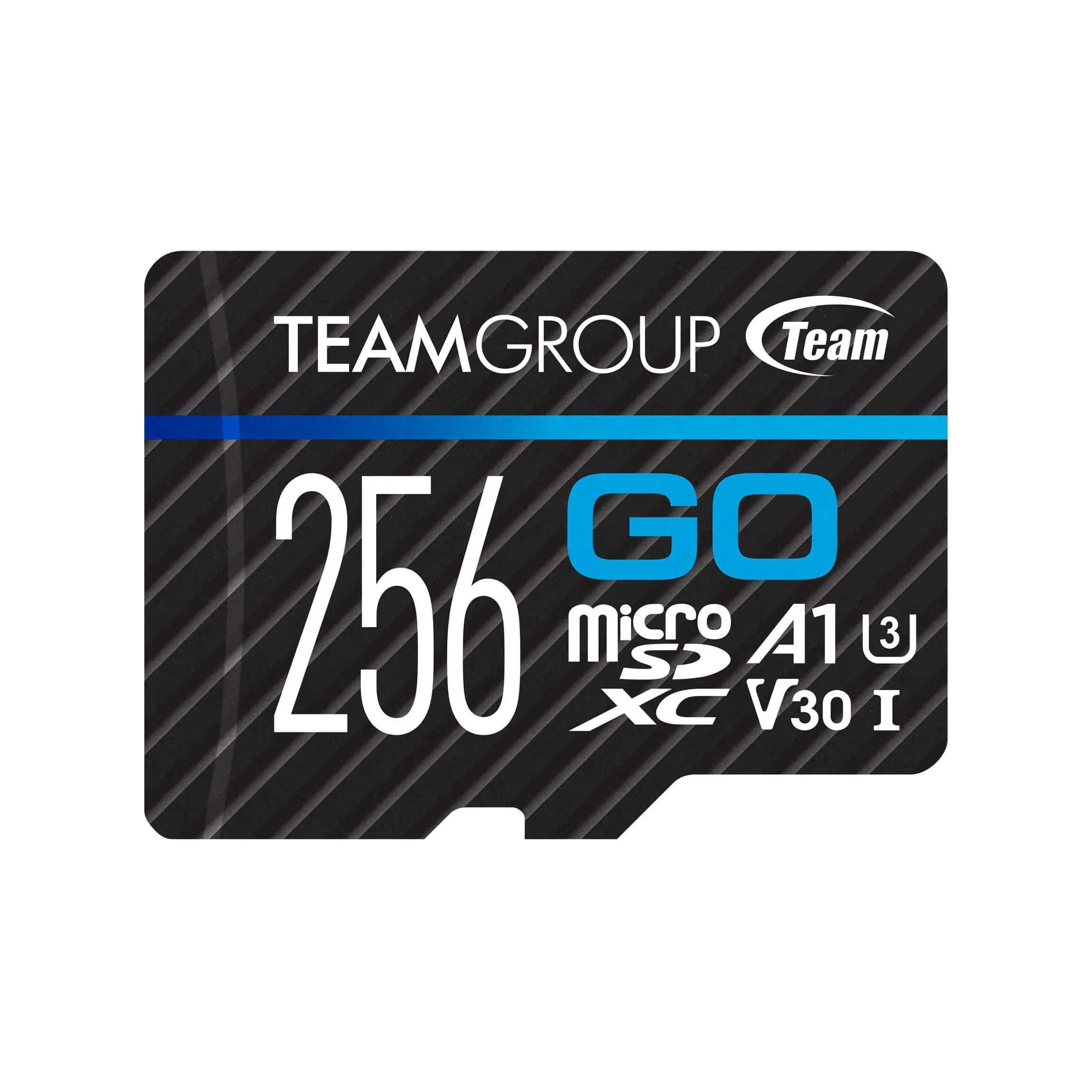 TEAMGROUP GO Card 128GB Micro SDXC UHS-I U3 V30 4K with Adapter | Action Camera Memory Card — 256GB / with Adapter - main product image