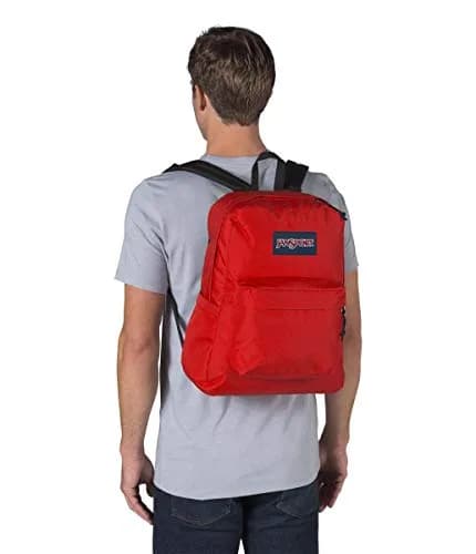 JanSport Superbreak Backpack Red Tape 26L (15.6 x 12.5 x 5.5 in) thumbnail 4