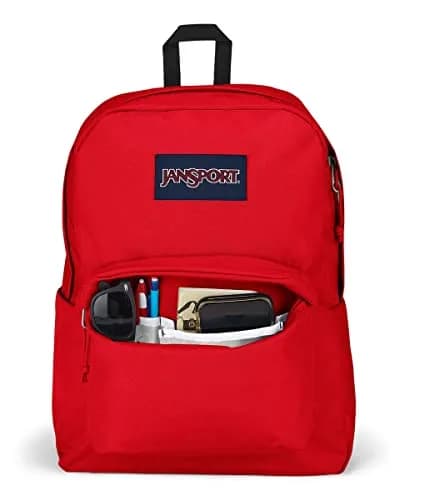 JanSport Superbreak Backpack Red Tape 26L (15.6 x 12.5 x 5.5 in) thumbnail 2