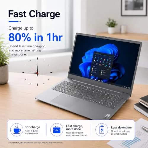 ist computers Lenovo V15 G6 Notebook AMD Ryzen 7 16GB RAM 512GB SSD | Business-Ready, Windows 11 Pro thumbnail 4