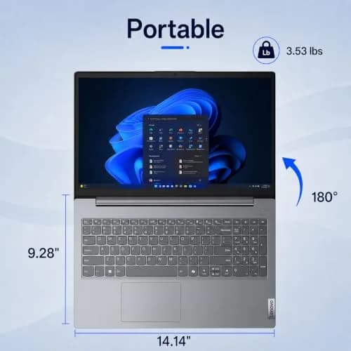 ist computers Lenovo V15 G6 Notebook AMD Ryzen 7 16GB RAM 512GB SSD | Business-Ready, Windows 11 Pro thumbnail 7