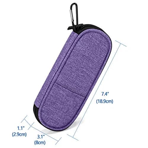 Yarwo Insulin Cooler Travel Case with 2 Ice Packs | Purple, 7.4 x 3.1 x 1.1 inches thumbnail 5