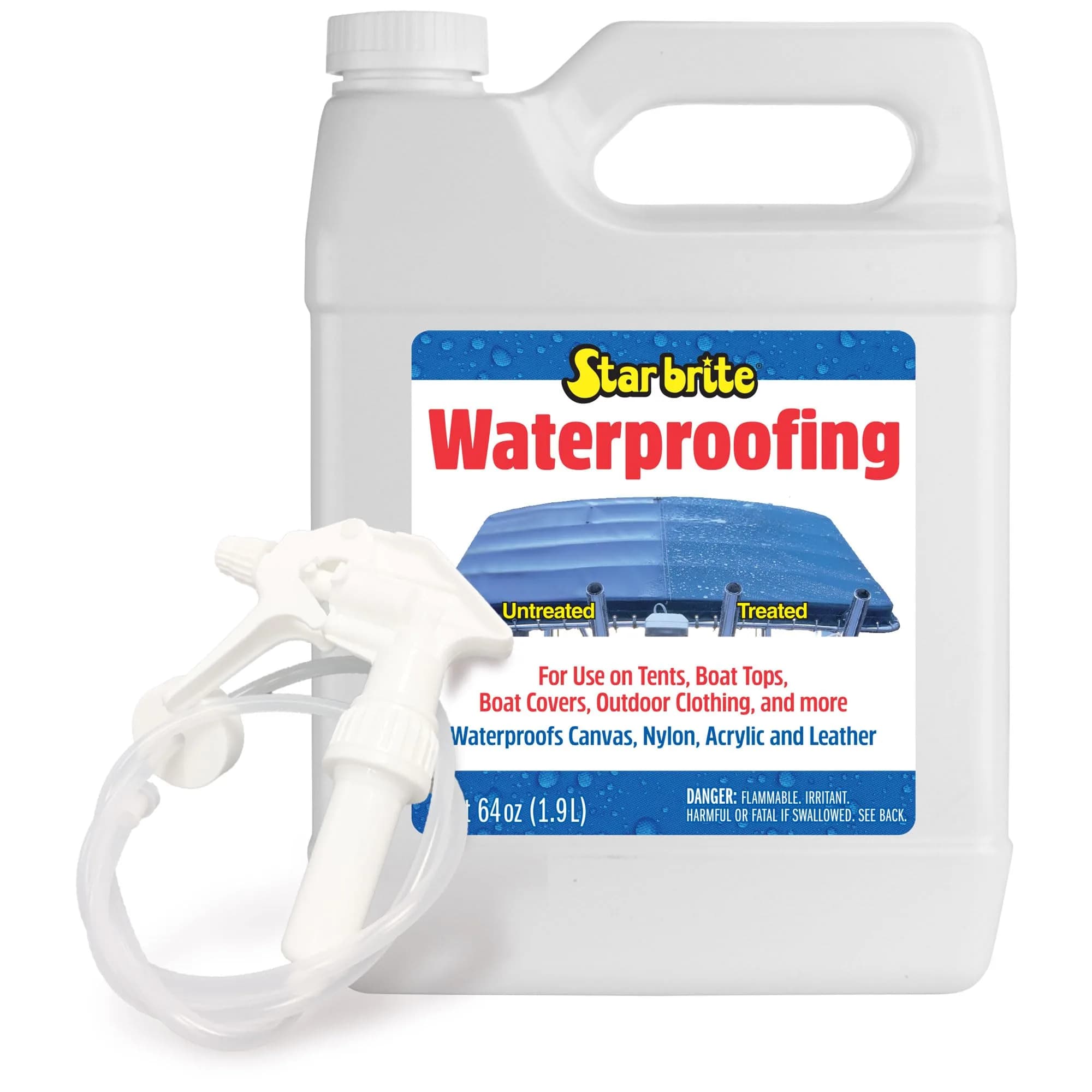 STAR BRITE Waterproofing - PFAS Free Spray & Stain Protection | Marine-Grade Outdoor Fabric Shield