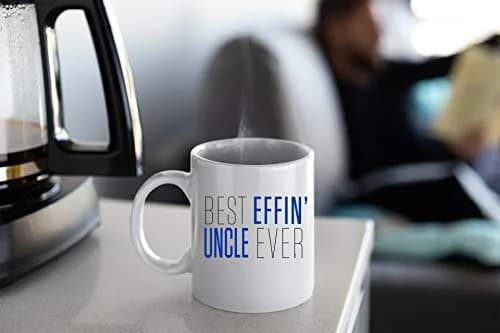 Veracco Best Effin' Uncle Ever Ceramic Coffee Mug 325ml (11 fl oz) | Funny Birthday Gift for Him thumbnail 4