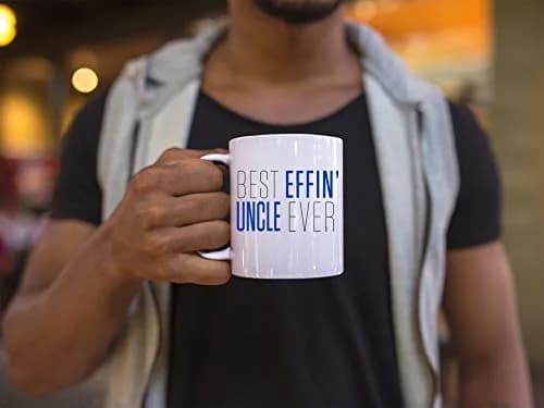 Veracco Best Effin' Uncle Ever Ceramic Coffee Mug 325ml (11 fl oz) | Funny Birthday Gift for Him thumbnail 5