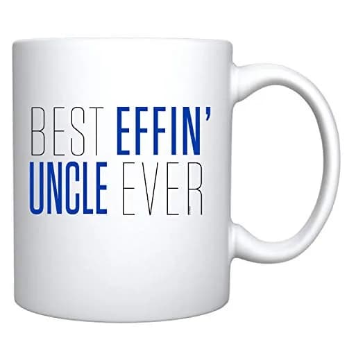 Veracco Best Effin' Uncle Ever Ceramic Coffee Mug 325ml (11 fl oz) | Funny Birthday Gift for Him thumbnail 2