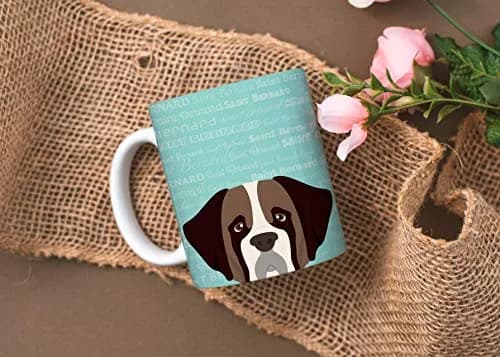 Mystic Sloth Saint Bernard Dog Breed Design 11oz (325ml) Ceramic Coffee Mug | Adorable Long Lasting Design thumbnail 2