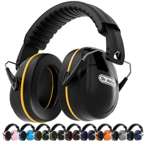 Dr.meter FM-1B Noise Cancelling Earmuffs for Adults & Kids | 31dB SNR (26dB NRR) Noise Reduction thumbnail 1