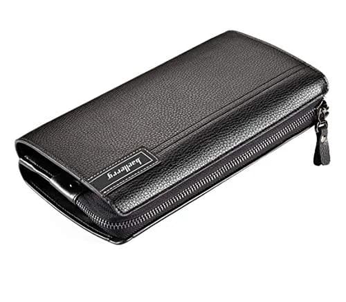 Valentoria Long Faux Leather Clutch Wallet for Men 21.01cm x 3.99cm x 13cm (8.27" x 1.57" x 5.12") | RFID Blocking Business Handbag thumbnail 3
