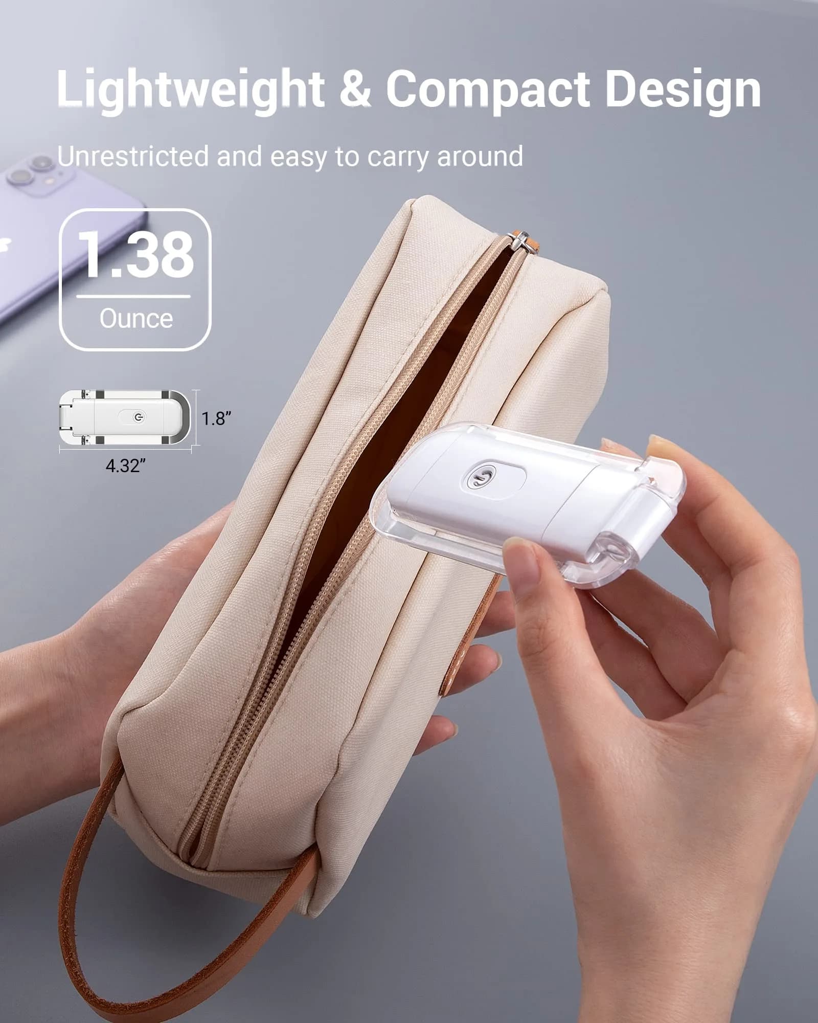 DEWENWILS Book Light for Reading in Bed, 4 Brightness Adjustable, USB Rechargeable, 1.3 oz Lightweight - view 7