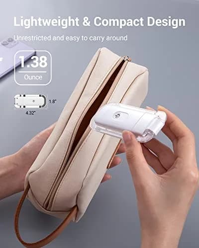 DEWENWILS Book Light for Reading in Bed, 4 Brightness Adjustable, USB Rechargeable, 1.3 oz Lightweight thumbnail 7