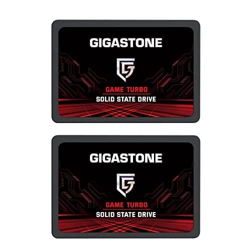Gigastone 128GB Game Turbo SSD 2-Pack | Up to 500MB/s with SLC Caching for Gaming & PC thumbnail 1