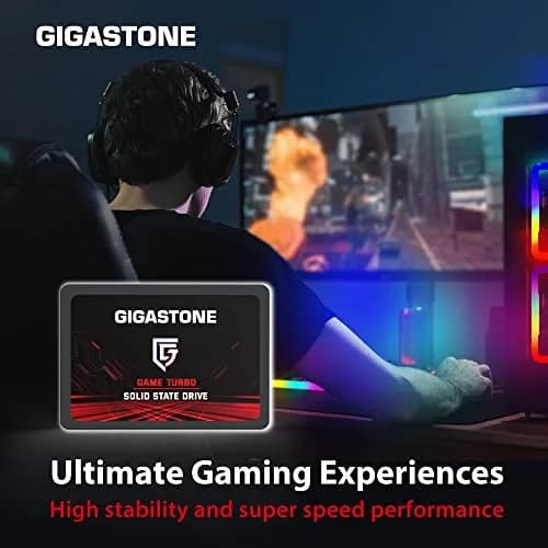 Gigastone 128GB Game Turbo SSD 2-Pack | Up to 500MB/s with SLC Caching for Gaming & PC thumbnail 5