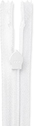 Lakesstory Invisible White Zipper for Sewing 18" (45.7 cm) | Smooth Nylon Craft Zipper thumbnail 12