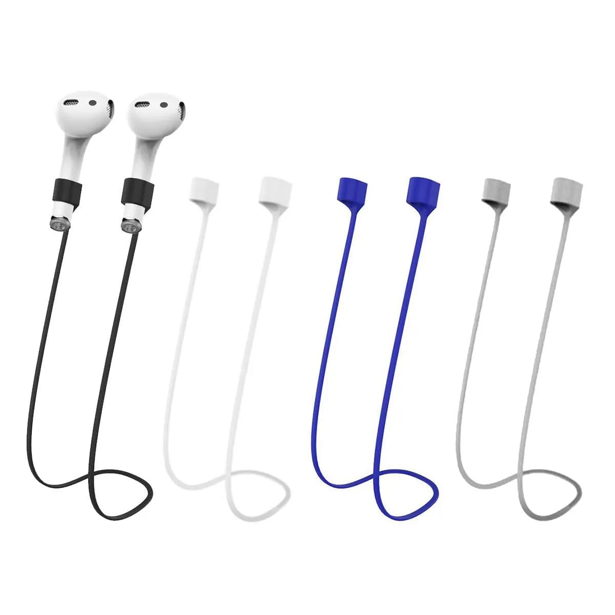 MULTAICH Magnetic Anti-Lost Strap for AirPods, Pro, Pro2 | 68.5 cm (27 in) Silicone Neck Rope Cord